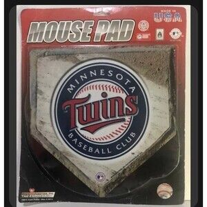 Minnesota TWINS ,MOUSE PAD -NEW MLB Baseball Home Plate Shaped